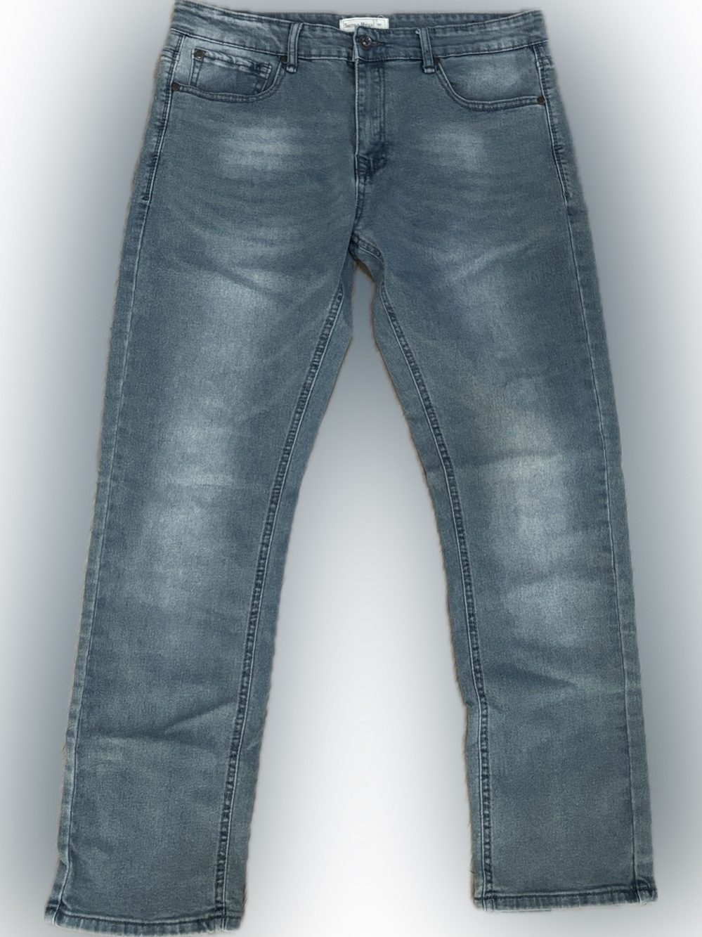 Smith & Mills | Men's Slim Fit blue stretch Jeans